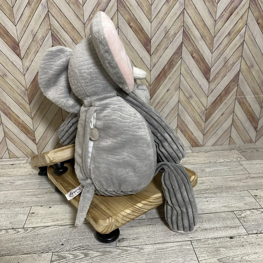 Scentsy Buddy‎ 2010 Ollie Elephant Plush Gray Pink Plush Animal 16